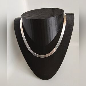 20" Italian Sterling Silver 6.3mm Herringbone Necklace